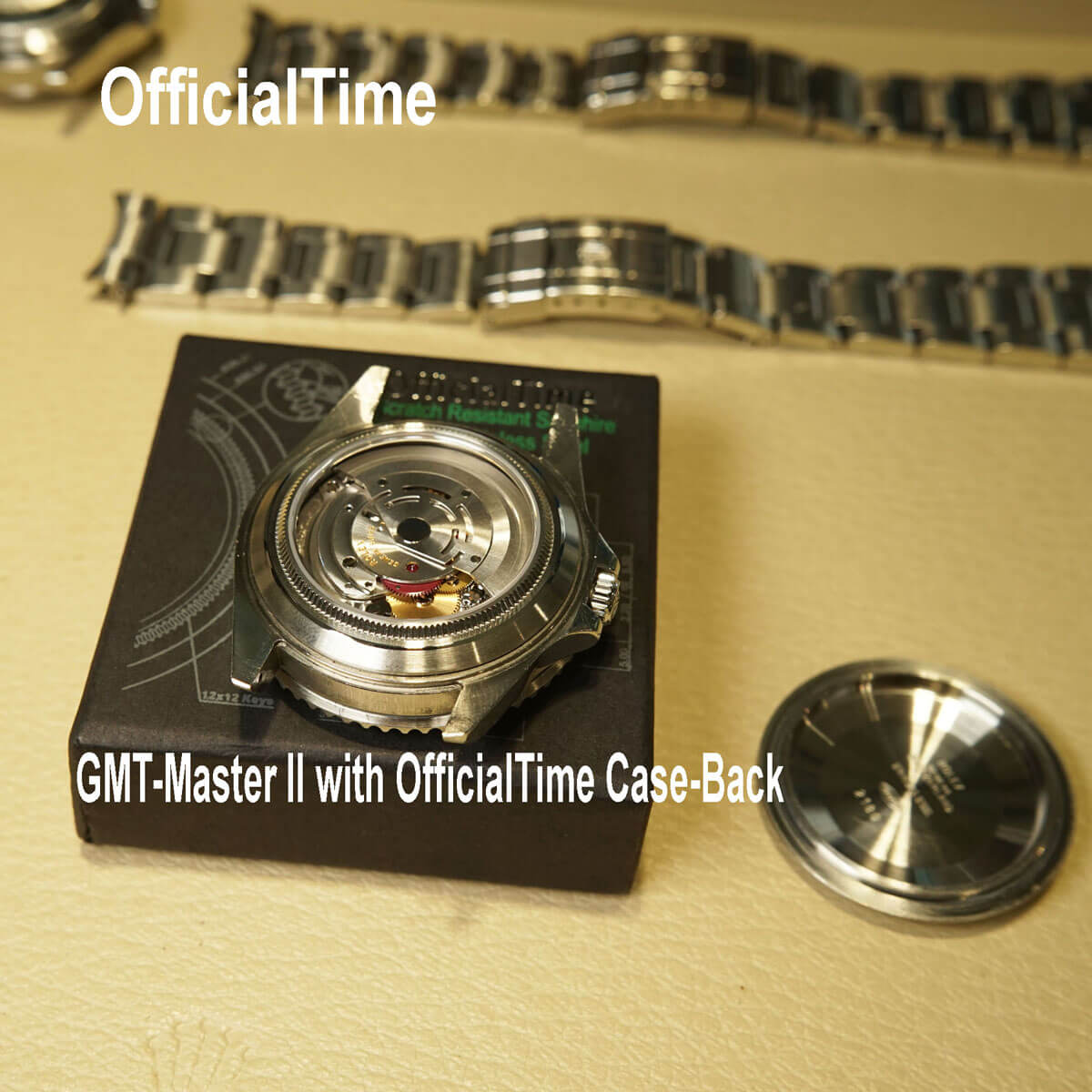 OfficialTime Case Back for Rolex GMT-Master
